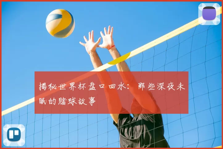 揭秘世界杯盘口回水:那些深夜未眠的赌球故事