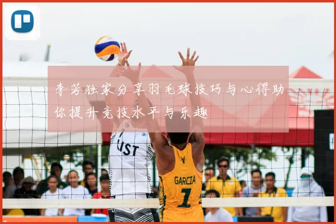 李芳独家分享羽毛球技巧与心得助你提升竞技水平与乐趣