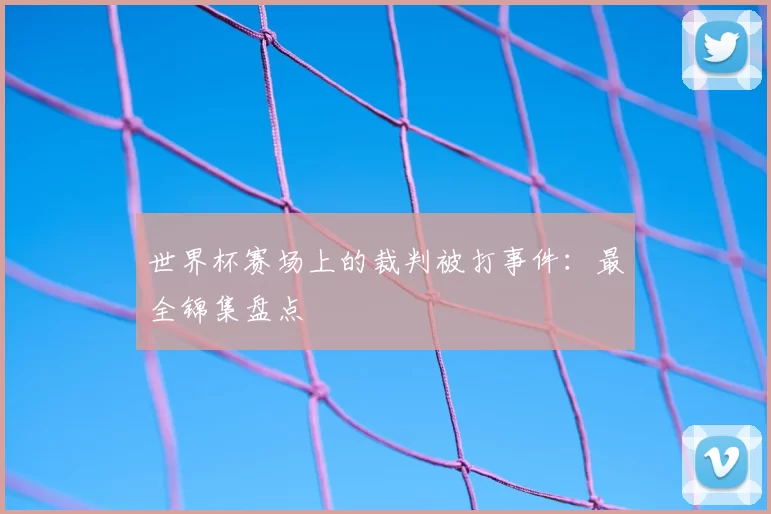 世界杯赛场上的裁判被打事件:最全锦集盘点